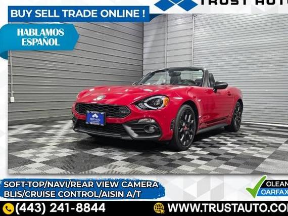 FIAT 124 SPIDER 2017 JC1NFAEK7H0124408 image